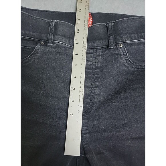 Spanx Jeans Jeggings Womens Large 31x27 M Black Skinny High Rise Stretch Modern - Picture 7 of 13